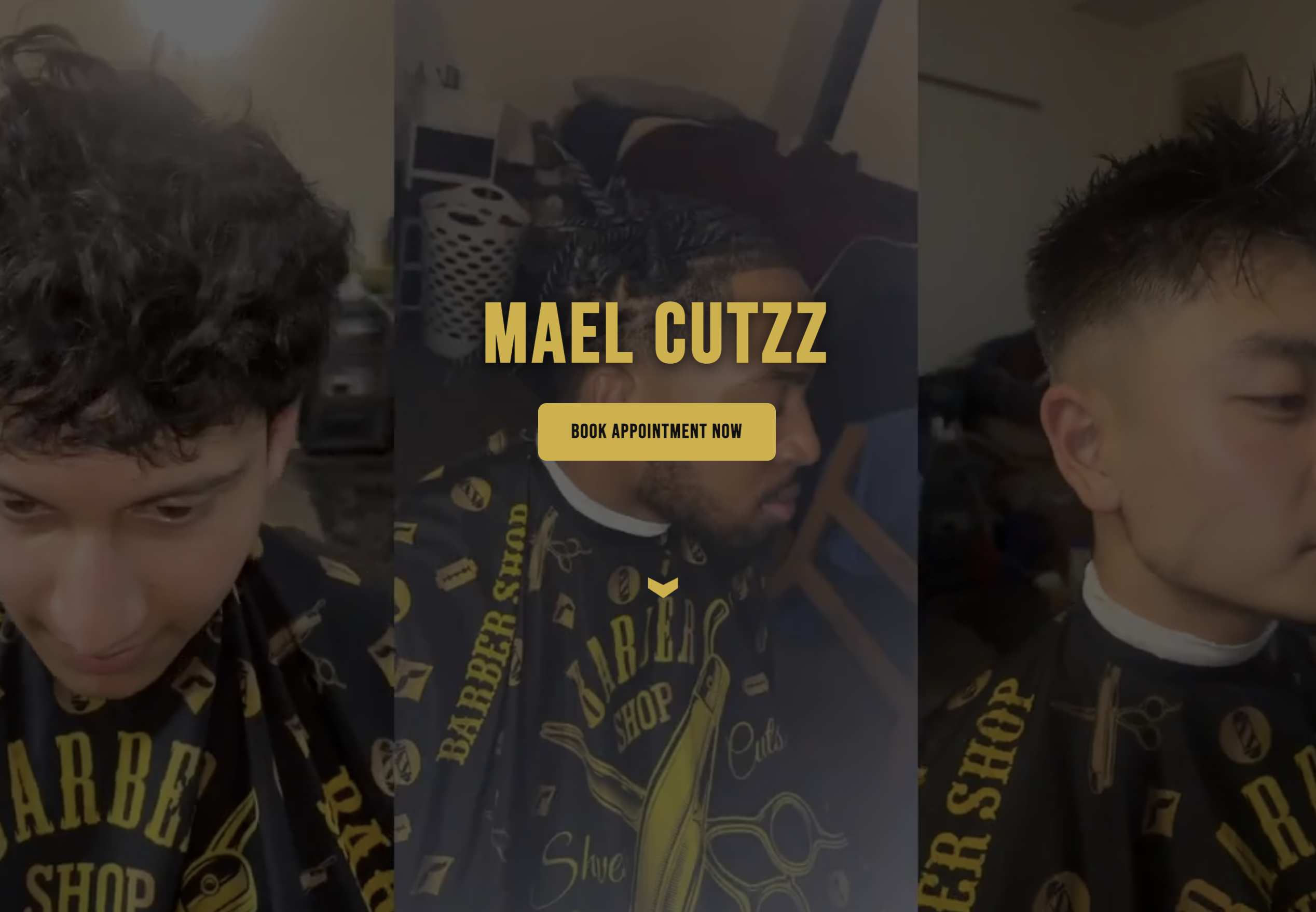 MaelCutz Barber Website snapshot